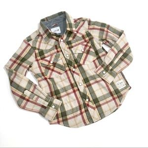 JOE’S flannel cotton checkered shirt